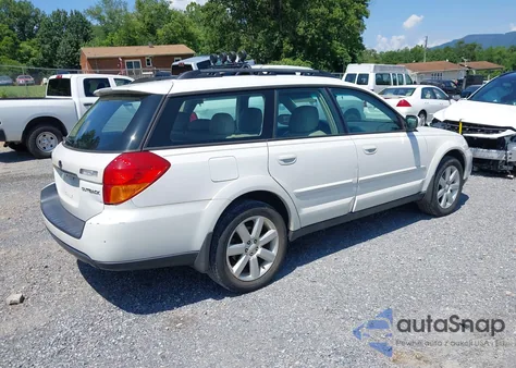 2006 Subaru Outback 2.5I Limited из США, поврежденный, VIN 4S4BP62C567327200
